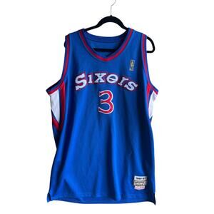 1996-97 Hardwood Classics Mitchell & Ness Men's Jersey Sixers 3 Iverson SIZE 54